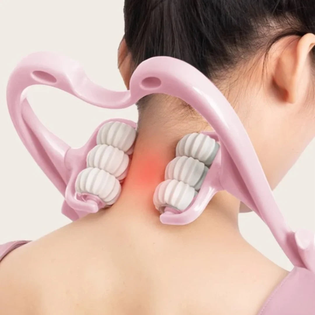 Masajeador De Cuello Con Rodillo