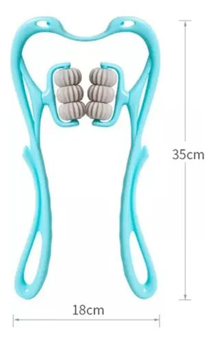 Masajeador De Cuello Con Rodillo